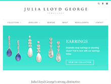 Tablet Screenshot of julialloydgeorge.com
